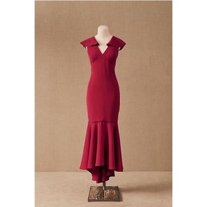 NWT BHLDN NONNETTE FLUTTER SLEEVES MERMAID DRESS